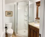 Ensuite bathroom with a shower